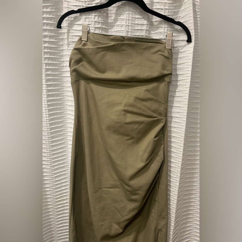 Zara Draped Midi Dress - Picture 2 of 5